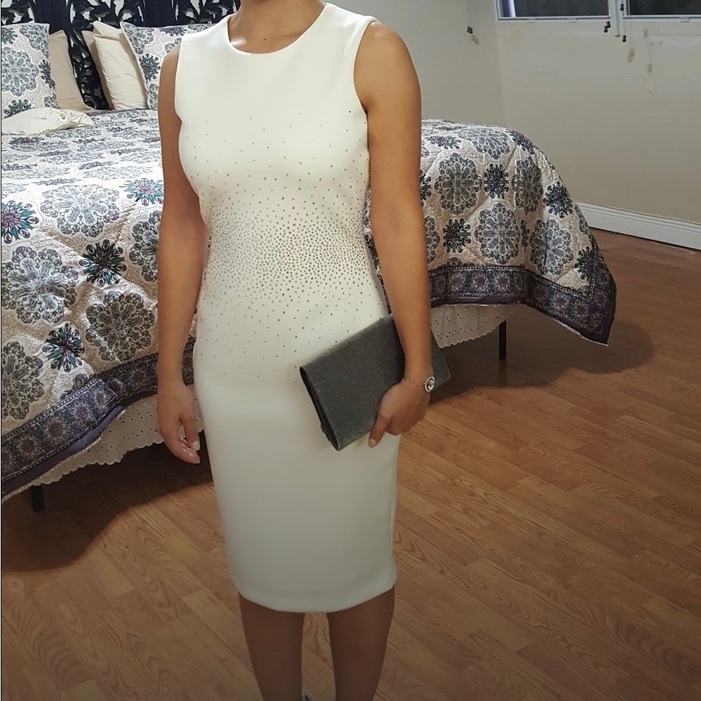 Calvin Klein white dress